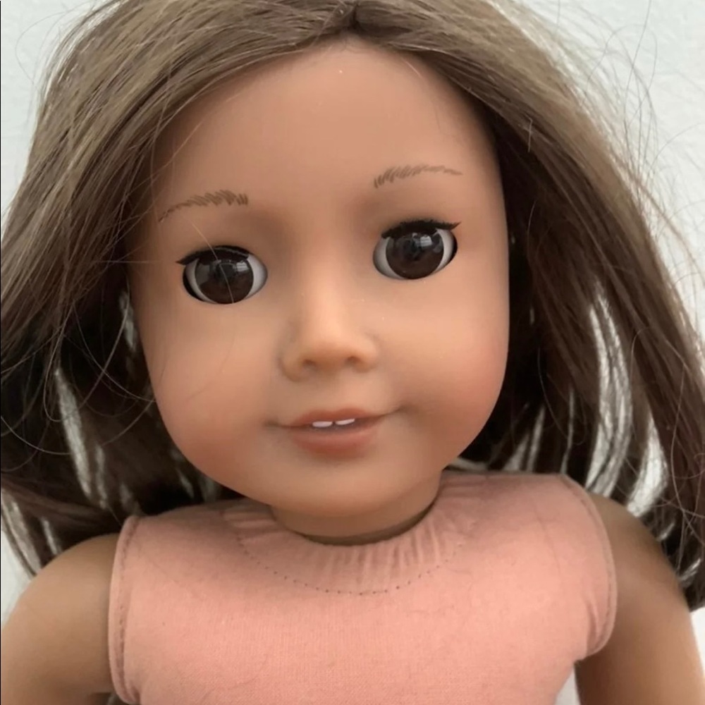 American Girl Doll Just Like You #2 retired Brown hair, Brown Eyes new wig